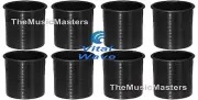 (8) Large Speaker Port Tubes 4in x 4in Deep Woofer Subwoofer Sub Box Vent VWLTW