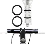 Compression Plug for Carbon Fork - Headset Aluminum Alloy Compression Plug Top Cap - Threaded Carbon Fork Cycle Supplies Extension Plug for Cycle