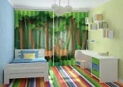 3D Tree deer 6 Blockout Photo Curtain Printing Curtains Drapes Fabric Window AU
