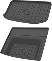 Trunk Mat Compatible With Xpeng G9 2024 2022 Storage Box Pad Customized Boot Liner Tray Backrest Cushion Cargo Liner(Front Rear box mat)