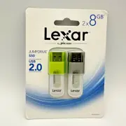 Lexar by Micron 8 GB JumpDrive S50 USB 2.0 NEW Sealed USB Storage 16 GB
