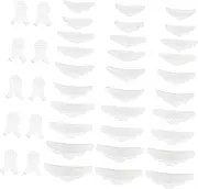 IWOWHERO Lash Perm Gasket 40pcs Silicone Lash Extension Pads Practical Eyelash Perming Tool