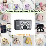 【新品】適用於佳能 POWERSHOT A2000 CCD 相機收納包 10X16.2CM 尺寸卡通清新風格帶防水防摔袋