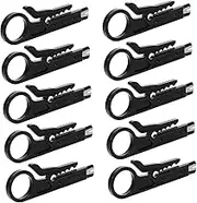 10 Pack Mini Wire Strippers Tool for CAT5 CAT6 Data Cable Small Punch Down Cutters Easy Use for Electricians