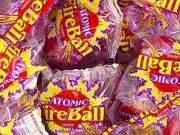 ATOMIC FireBall Candy Jawbreakers, Individually Wrapped, Hot, 1 pound bag