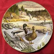 1986 Knowles "The Mallard" by Bart Jerner Limited Edition 8.5" Fine China New
