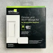 Leviton Decora Smart R02-DNKIT-1RW No-Neutral Dimmer & Wi-Fi Bridge Kit *NEW*