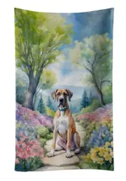 Great Dane Spring Path Kitchen Towel Dish Cloths Guest Hand Towel Decorative