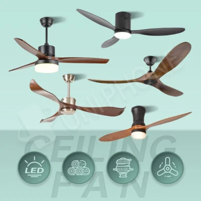 【1 Year Warranty】52'' 56'' 60'' Designer Ceiling Fan DC Motor w/ Remote Control
