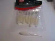Pico lures 1.5 inch scent ringed pointer shad pearl 10 per pack