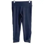 Athleta Girl Ready Set Racer Capri Legging Black XL