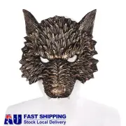 Wolf Half Face Mask Cosplay Costume Masquerade Mask Wolf Mask For Prop AUS