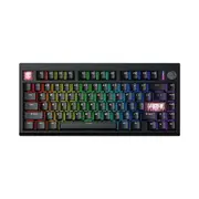 Fantech MAXFIT8 QMK Wireless Mechanical Black Keyboard - Brown Switch [KBFTMK921BKBW]