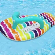 Swim Ring Airbeds Water Slippers Floating Row Floating Bed Personality Fashion Swimming Ring Water Inflatable Swimming Ring LWX