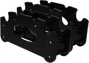 CORHAD 2pcs Dumbbell Rack Stand Dumbbell Rack Gym Holder Weight Stand Floor Bracket for Home Weight Holder Floor Bracket for Workout Accessory Black Pp