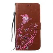 For Iphone 8 and 7 Voltage Crazy Horse Texture Horizontal Flip Leather Case With Holder and Card Slots and Wallet and Lanyard (Brown)