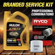 Ryco Oil Filter Nulon 5L APX10W40 Engine Oil Kit for Mazda 323 626 Mx5 Premacy (for: Subaru)