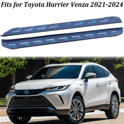 Running Board Side Step Fits for Toyota Harrier Venza 2021-2024 Pedal Nerf Bar
