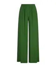 Elastic waist casual pants S,M GREEN