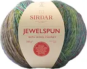 [Sirdar] Jewelspun with Wool Chunky, Emerald Shore (201), 200g