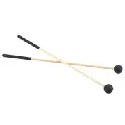 2x Wood Mallets Percussion Sticks Snare Drum 16.93 inch Long Accessories Timpani