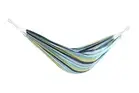 Brazilian Style Double Cotton Hammock with Polyester End Strings, 450 lb Weig...