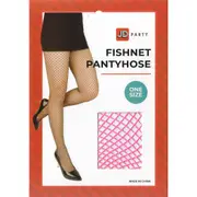 Neon Pink Fishnet Tights