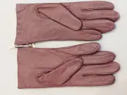 NEW Fownes Ladies size 7.5 Genuine Leather Cordovan Burgundy Wrist Gloves NWT