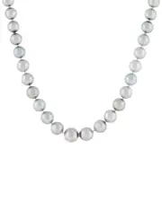 Splendid Pearls 14K 7.7-12mm Taitian Pearl Necklace