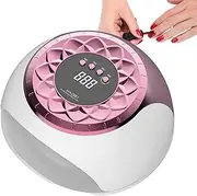 LED Nail Lamp, Small Curing Gel Light, Timer Settings Quick Drying UV LED Nail Light for Hand and Foot Home Daily Grooming