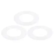 3pcs 2.8" ID 4.5" OD Goof Rings for Recessed Light Matte White Goof Trim Ring