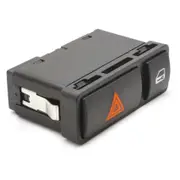 Emergency Flash Light Switch Button Hazard Warning Light Lock Switch For - 3 Series E46 61318368920 black