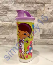 Tupperware Doc McStuffin 16oz Tumbler Bottle - Flip Top BPA Free Lambie Stuffy