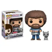 Funko POP! Television: Bob Ross-Bob Ross and Pea Pod (Target)(Damaged Box) #560