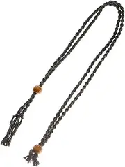 [HAPINARY] Necklace Net Bag Bracelet Beads Charm Necklace Heart Necklace Statement Necklace Gold Letter Beads Gold Jewelry for Women Necklace Holder Necklace Cord Necklaces Black Wax Rope