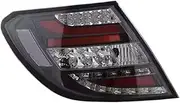 LED Tail Light Compatible For Benz W204 C180 C200 C260 2007-2014 Rear Stop Lamp Brake Signal DRL(Smoke)