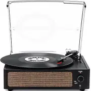 RetroAudio Record Player Bluetooth Turntable Bluetooth Vinyl Wireless Audio Turn