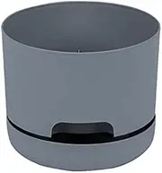 Decor Springtime Round Self-Watering Plant Pot, Concrete, 130 mm