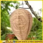 Wasp Deterrent Wasp Nest Decoy Safe Repellent Trap for Garden Yard (Yellow) .