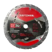 Craftsman Circular Saw Blade 24T Framing 7-1/4" Dia. x 5/8" New