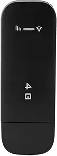 4G LTE USB Portable Router, Network Portable Router Pocket Mobile Hotspot Network, Portable Router Mobile Internet Devices for Home Travel Office (Black)