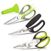 KOTTO 3 Pack Kitchen Scissors SET - Heavy Duty Kitchen Shears - for Chicken, ...