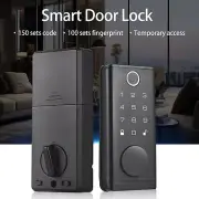 Front Door Lock Set with Handle WiFi Keyless Entry Keypad Smart Deadbolt Q4E0