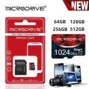 High-Speed TF 64/128/256/512/1024GB 1TB Camera Phone Memory Card Micro SD Card