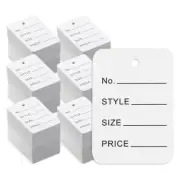 3000 Price Tags, 4.9cm X 3.5cm White Labels Make Labels Clothing Labels P7S7