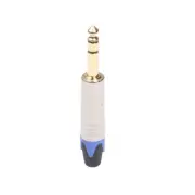 DIY 6.35mm Plugs 6.35mm Audios Cable Connectors for Keyboards Amplifiers Cable