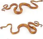 Kisangel 1PC Realistic Large Boa Model Plastic Snake Ornament for Pranks Props and Wildlife Decor for April Fools Day Halloween Costume Parties