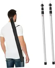 BESPORTBLE 1 Set Adjustable Telescoping Tent Poles for Canopy Awnings and Outdoor Shelters with Convenient Storage Bags Durable and Versatile Support for Camping and Tarp Setups