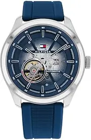 [Tommy Hilfiger] Oliver Blue Silicone Blue Dial Men's Watch