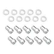 Street Pro Wheel Lug Nut Chrome 002 Streetpro Mag 1.56 1/2 .700 shank Set of 10